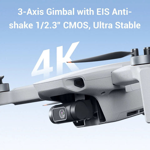 Close-up of 4K Drone With Camera For Beginners And Adults, 6.2 Mile Transmission Range, 31 Minute Flight Time, Light Under 249g, side view