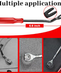 17 Piece Pro Grade Mechanic Hook And Pick Tool Set with 6.6 inch orange trim removal tool for auto interior trim work