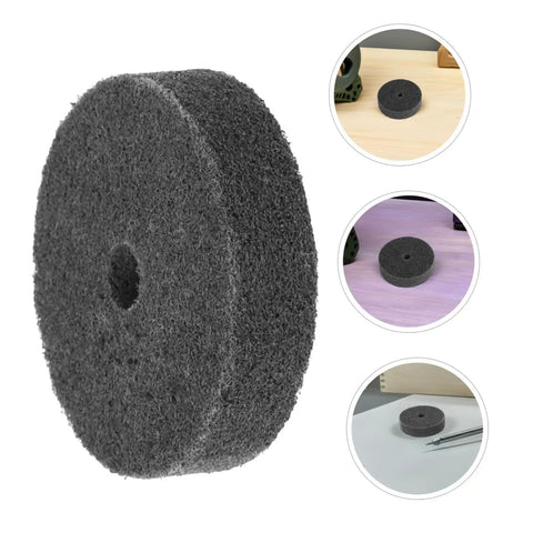 Heavy Duty Nylon Polishing Wheel Set With 10mm Hole For Quick Grinder Attachment, 75mm size for polishing stone and marble.