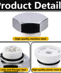 Two Pack Vacuum Breaker Repair Kit For Outside Faucets, Stainless Steel Anti Siphon Frost Free Sillcock Valves Replacement details