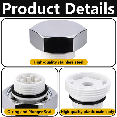Two Pack Vacuum Breaker Repair Kit For Outside Faucets, Stainless Steel Anti Siphon Frost Free Sillcock Valves Replacement details