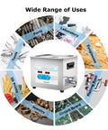Heavy Duty 10 Liter Ultrasonic Cleaner With Digital Control And Heater For Carburetors Industrial Tools Garage Parts Bath Machine showcasing a range of uses.