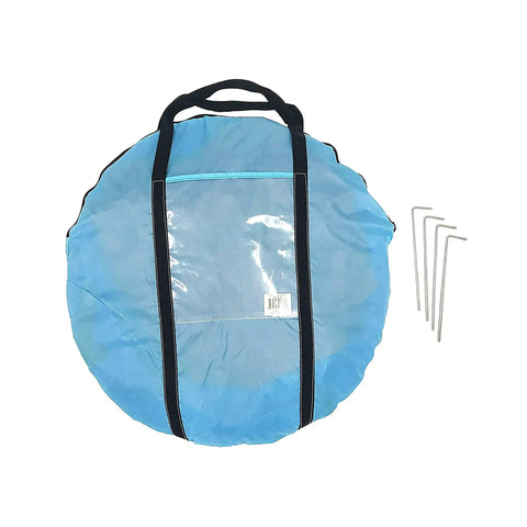 Dog Agility Tunnel With Chute Training Gear 24 Inch Diameter 32 Inch Tunnel And 152 Inch Chute in carry bag with stakes