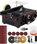 Compact All In One Table Saw And Belt Disc Sander Combo That DIYers Love 300W Power 0.79 Inch Cut Depth 1.2 By 16 Inch Belt Sander