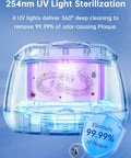 Pro Grade Ultrasonic Retainer Cleaner Machine With 45kHz Power For Night Guards Braces Aligners Toothbrushes And Jewelry 200ml Capacity