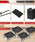 FLKQC Heavy Duty Furniture Movers Sliders Set With Lift Tool And Non Slip Pads for Moving Couches and Appliances, includes furniture lifter and pads.