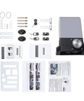 Heavy Duty Sliding Gate Opener Kit 550W Electric Gate Motor 220V IP44 with remote controls and installation parts