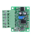 From 0 To 10 KHz To 0-10 V PWM Digital To Analog Converter Module For PLCs, Industrial Automation, green circuit board with connectors
