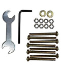 Solid As A Rock Replacement Bed Frame Hardware Kit With Heavy Duty Screws And Bolts For Metal Frames No Fuss Assembly Of Headboard And Footboard 42 Piece Set tools and fasteners layout