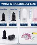 70 Piece Tire Repair Kit With Dual Size Rubber Nails For Car Truck Motorcycle And Tractor Punctures DIY Self Service Vacuum Spiral Screws 35 Small And 35 Large Nails For Quick Roadside Tire Repair On The Go, showing small and large sizes and included tools.