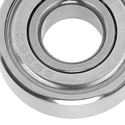 Premium 10-Pack Thonlai Miniature Stainless Steel Bearings For Automotive And Home Gear, High Speed 15X6X5mm Durability close-up view showing shiny steel finish.