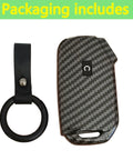 Durable Key Fob Cover For Kia Keyless Remote with Glow In The Dark Silicone Button Pad And ABS Protector Case, packaging view