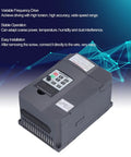 Front view of AT1-2200S Variable Frequency Drive 2.2KW 220V Single Phase VFD Inverter with easy wire setup and strong anti-interference.