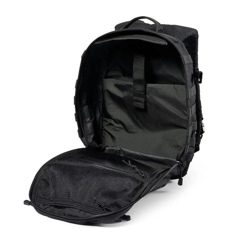 Open RUSH 12 2.0 Tactical Backpack With Laptop Compartment And 24L Capacity Everyday Carry Molle Pack For Travel Work Hiking Black Style 56561ABR