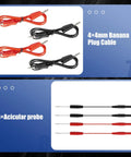 110 Pcs Automotive Circuit Test Lead Kit With Multimeter Probes Back Probe Kit Alligator Clips Relay Wire Connectors
