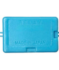 12V DC 4 Pin Automotive Relay Pack Of 2 For AC Compressors, Starters, Headlights And More Plug And Play Ready Fits Toyota Prius, RAV4, 4Runner, Camry, Lexus Or Scion Cars blue relay cover