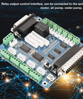 Beefy 5 Axis Stepper Motor Driver Controller Breakout Board Delivers Top Notch CNC Performance for DIY Makers Smooth Multi Axis Motion With Bipolar Signal Processing, PCB relay board