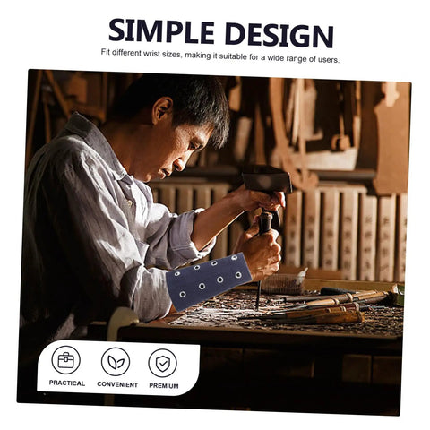 Built Tough Breathable Cut Resistant Wrist Sleeves And Forearm Guards For Heavy Duty Gardening Repair Or Mechanic Work Lightweight Abrasion Shield worn by a man using tools.