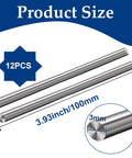 Durable 12 Pack 3mm By 300mm Stainless Steel Round Rods Dope For DIY Projects And Metalworking Apalie 304 Stainless Steel