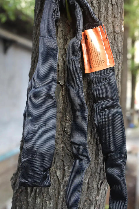 Black Heavy Duty Polyester Endless Round Lifting Sling, 6 Feet Delivers 5300 Lbs Vertical, 4240 Lbs Choker, And 10600 Lbs Basket, Rock Solid Gear For The Daily Grind