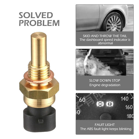 Water Temperature Sensor Kit For Automotive Engines, Contact Sensitive No Break Plug And Play Wire Installation Kit, Delphi Compatible