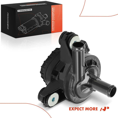 Direct Fit Engine Auxiliary Water Pump Drop Right In Runs Sick Keeps Your Toyota Lexus Hybrid Kickin Solid Swap For Prius Highlander CT200h RX450h Daily Driver Ready, showing a black electric coolant pump with two ports.