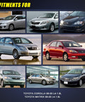 Images showing various models of 2005-2008 Toyota Corolla and Matrix fitting with Fuel Pump Module Assembly E8874M
