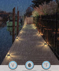 Petal Shaped In Ground Landscape LED Well Lights For The Yard 6W 200 Lumens 12V Low Voltage Pathway Lighting IP67 Waterproof