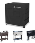Heavy Duty Waterproof Rolling Cooler Cart Cover Fits 80 To 100 Qt Ice Chests Keeps Your Patio Party Cooler Dry And Party Ready