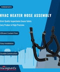 HVAC Heater Hose Assembly Kit For Dodge Grand Caravan, Chrysler Town And Country, VW Routan 2008-2010 with OEM 4677603AB