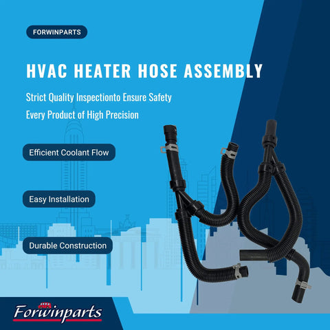 HVAC Heater Hose Assembly Kit For Dodge Grand Caravan, Chrysler Town And Country, VW Routan 2008-2010 with OEM 4677603AB