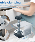 Professional Grade Made Damn Tough Reliable Zinc Drawer Clamps Two Pack, adjustable jig with stable clamping feature for cabinetry.