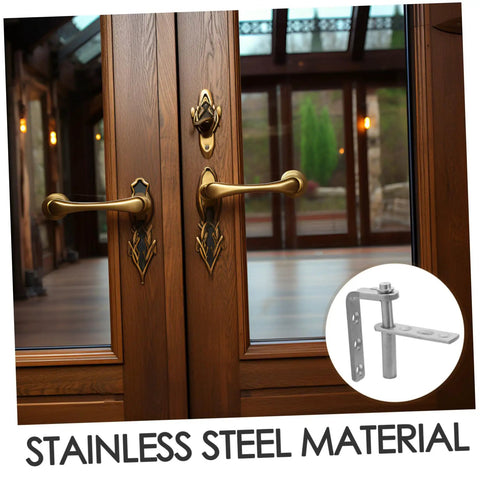 Stainless Steel Self Closing Hidden Hinge For Double Swing Doors Beefed Up Rust Resistant Saloon Pivot Hinge With Heavy Duty Construction And Concealed Hardware For Kitchen And Home Use on double swing wooden doors