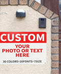 Dope Custom Outdoor Metal Signs For Home Office Business 12x8 Inches Durable Personalized Road Garden Parking Decorative Signs With Over 30 Color Options And 20 Font Choices For Any Location