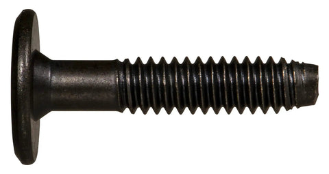 Top Shelf Black Flat Hex Head Bolts 1/4 20 X 1.57 Inches, showing smooth flush mount with dead tight threads.