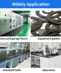 Images showing applications of Heavy Duty Pro Grade Neoprene Rubber Sheet Roll 80 Inch By 40 Inch By One Eighth Inch Thick for DIY projects