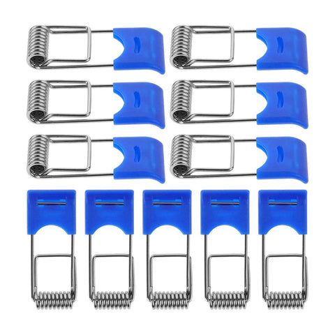 100 Pcs Spring Clips Snap Downlight Mounts For Garage Fixtures LED Strip Light Accessories Blue Built Tough Iron Springs