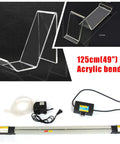 12V 48 Inch Acrylic PVC Plastic Sheet Bender Tool Manual Strip Heater With 1500W Power For 1-6Mm Thickness Effective Heating Length shown with acrylic bender.