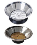 Stainless Steel Juicer Replacement Mesh Filter Basket And Cutter Assembly For Centrifugal Juicers Go To 5 Inch Fits WJE4001D WJE2802D, shown two angles