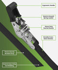 Rock Solid Hookless Ratchet Straps Pack A Slick Endless Loop Design For Zero Scratch Damage And Hardened Closure Mechanisms Making Load Handling Hella Easy In This Reliable Two Pack with ergonomic handle and heavy duty ratchet buckle.