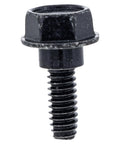 Genuine OEM Hex Washer Head Shoulder Screw Part 120-7024 close up view, black coated steel, suitable for riding mowers.