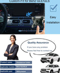 Magnetic Car Phone Mount For Mercedes GLE GLS 2020 To 2026, Custom Fit Phone Holder shown installed in dashboard view