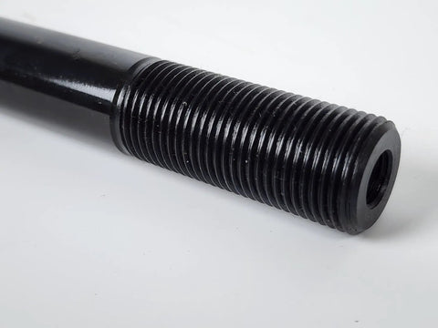 Long English Draw Stud Replacement For TH0370 And TH0388 Dimple Die Sets 3/4-16 External Thread And 3/8-24 Internal Black Metal