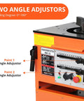 Heavy Duty Electric Rebar Bender And Killer Cutter With Badass 1600 Watt Copper Motor Fast Two In One Bending Machine with angle adjustors.