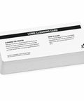 Premium Card Printer Cleaning Kit Features 25 Long And Short Thermal Sleeves To Wipe Grime Off Rollers and The Long Cleaning Card