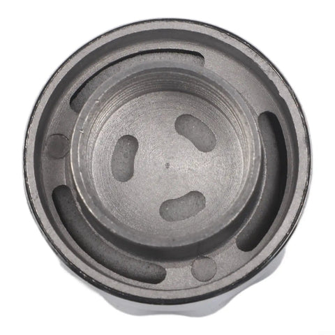 Heavy Duty 40 Micron NPT Hydraulic Tank Breather Cap 2 Pack, aluminum alloy interior showing vent design for effective filtration.