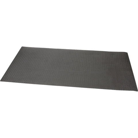 Heavy Duty Eva Foam Anti Fatigue Mat Featuring Rugged Diamond Plate Texture And Quarter Inch Plush Comfort To Kill Sore Legs And Dominate Slippery Garage Gym Or Workshop Flooring