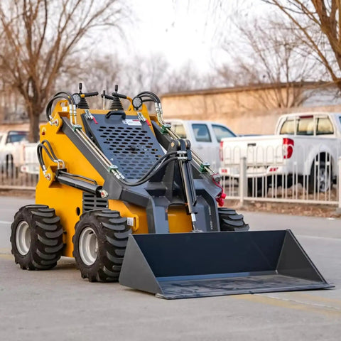 Compact Skid Steer Loader with Quick Tach System for Pavement Repair Debris Removal and Barn Cleaning