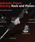 Diagram of Hydraulic Power Steering Rack And Pinion Assembly with labeled parts for Chevy Silverado 1999-2006 RWD LHD.