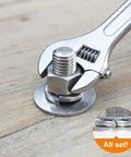 Must-Have 530 Pcs Spring Lock Washer Set With Metric And SAE Sizes M3 To M10 And 1/4 To 3/8 Stainless Steel 304 Lock And Flat Washers installed